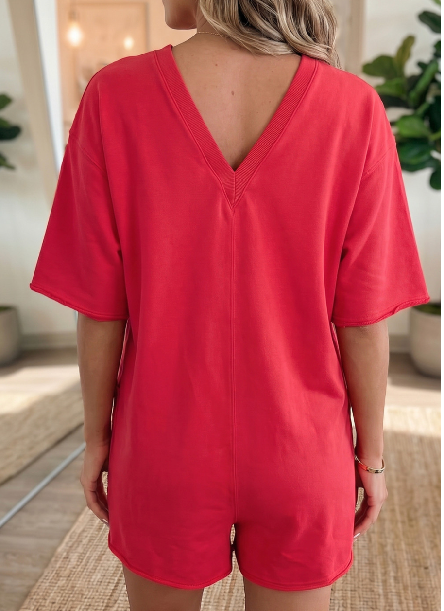 Pocket Full Of Love Romper